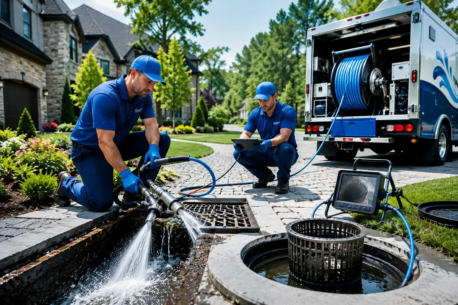 Local outdoor drain cleaning professionals in Saranac, MI
