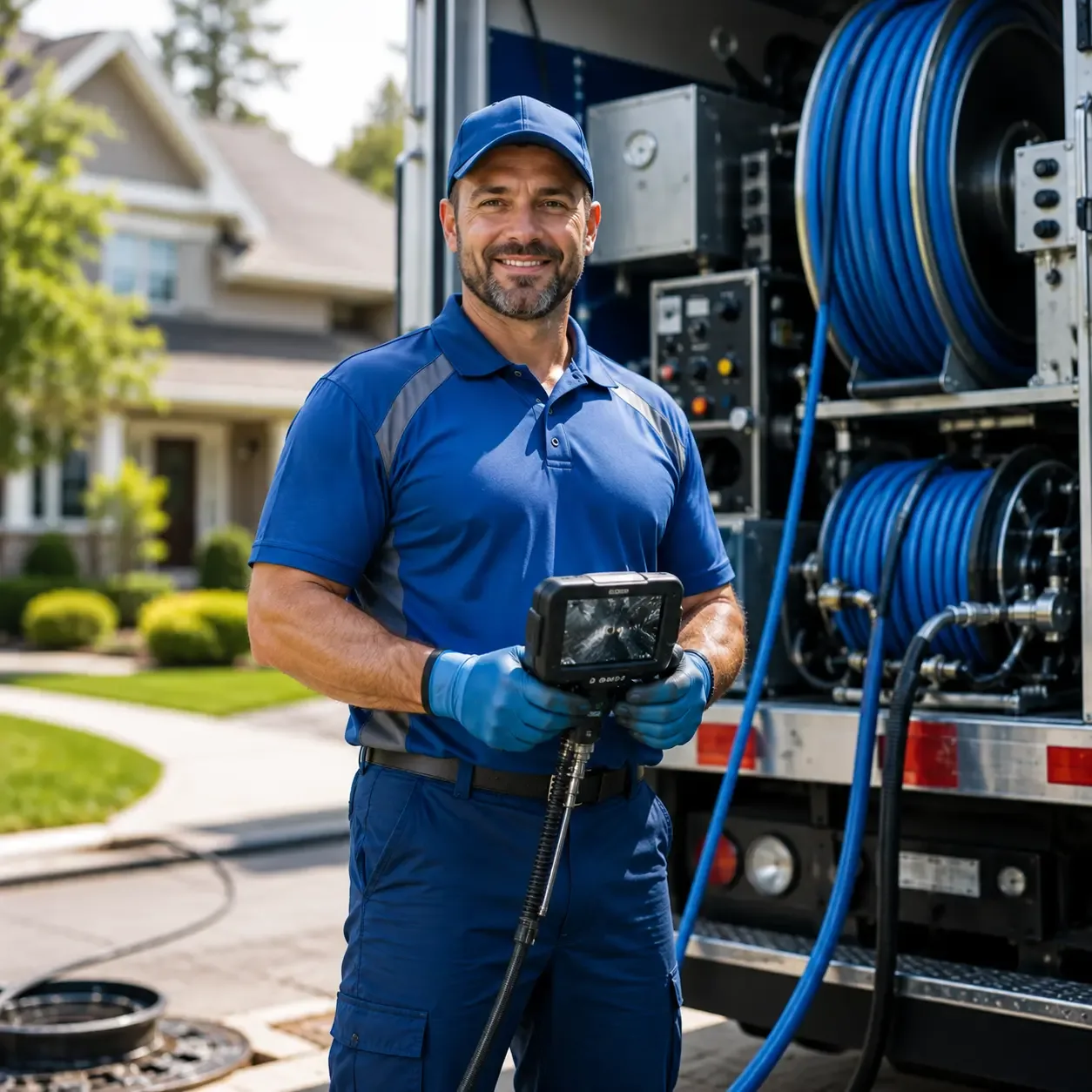 Local outdoor drain cleaning specialists in Saranac, MI